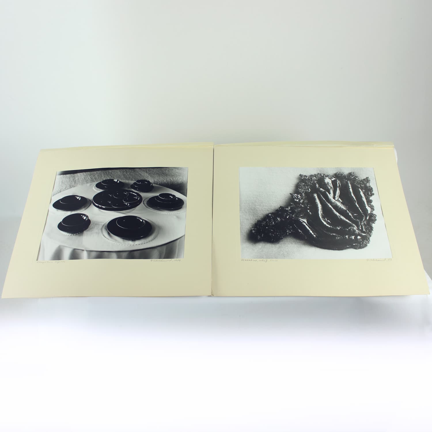 Zestaw czterech fotografii artystycznych, czarno-białe, proj. D. Abrahámová, Czechosłowacja, lata 80. - 191825