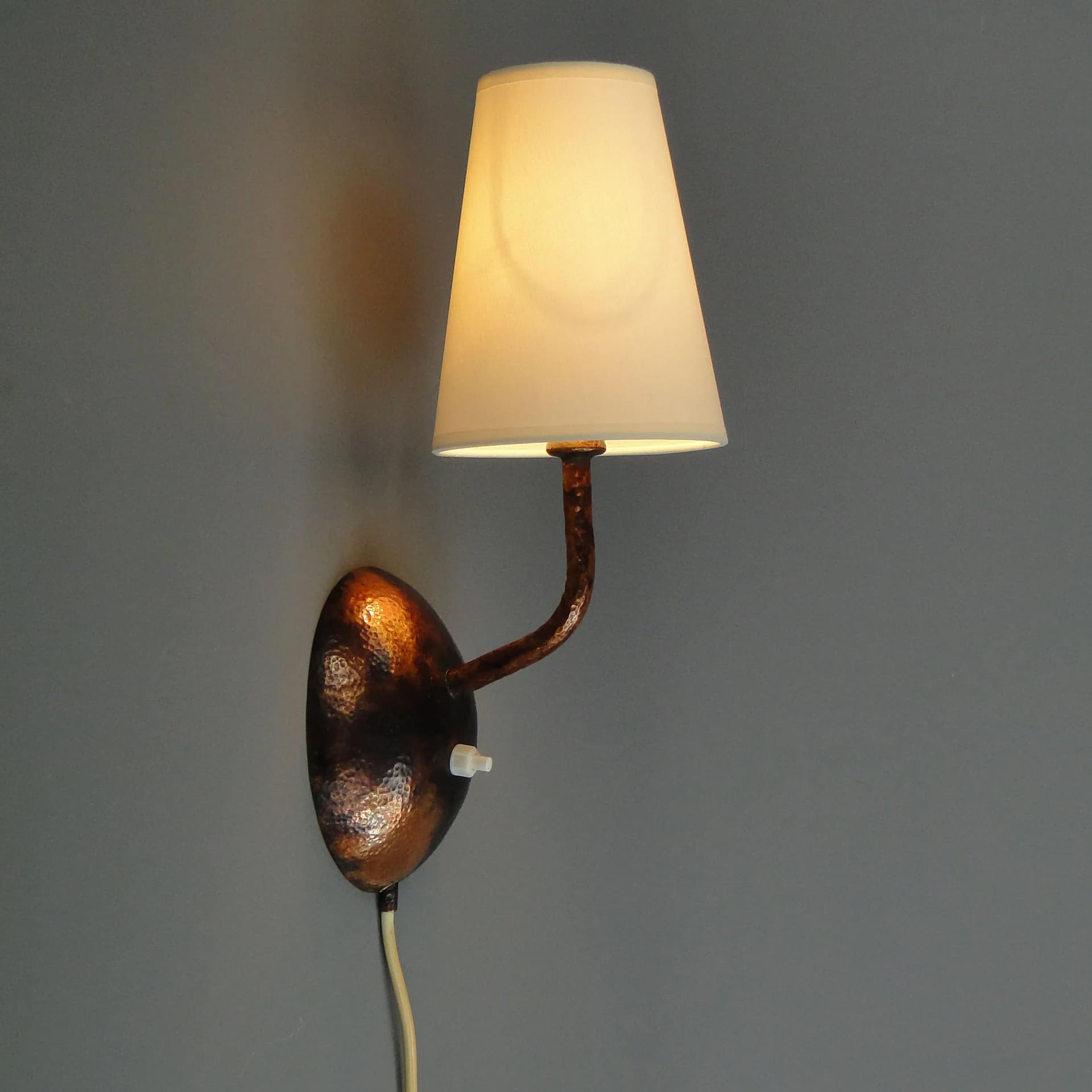 Kinkiet, miedź, Polska, lata 50. - 13335