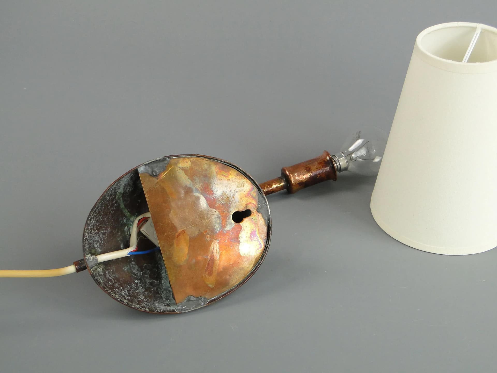 Kinkiet, miedź, Polska, lata 50. - 13338