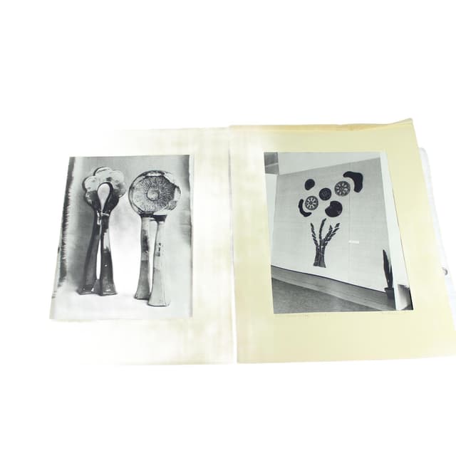 Zestaw dwóch fotografii, Ivory White, D. Abrahámová, Czechosłowacja, lata 80. - WYMIARY