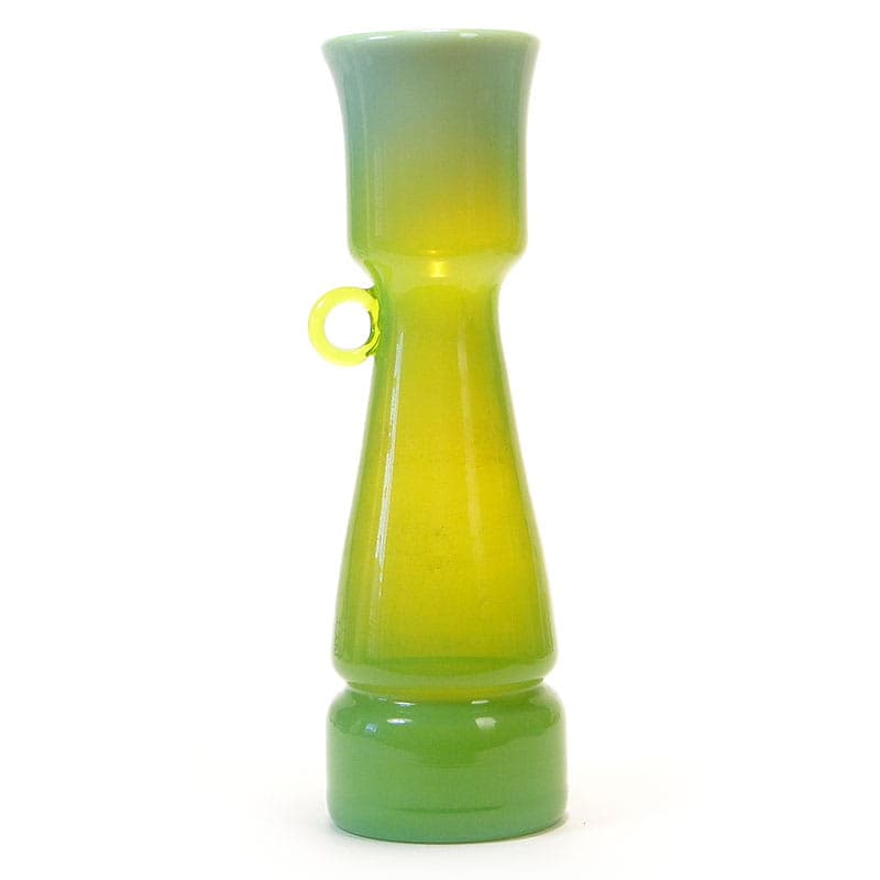 Wazon z uchem, multicolor szkło, proj. K. Krawczyk, Polska, lata 70. - 191881