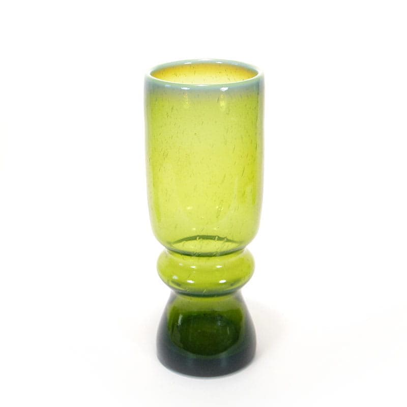 Wazon, szkło zielone, proj. Z. Horbowy, Polska, lata 70. - 191942