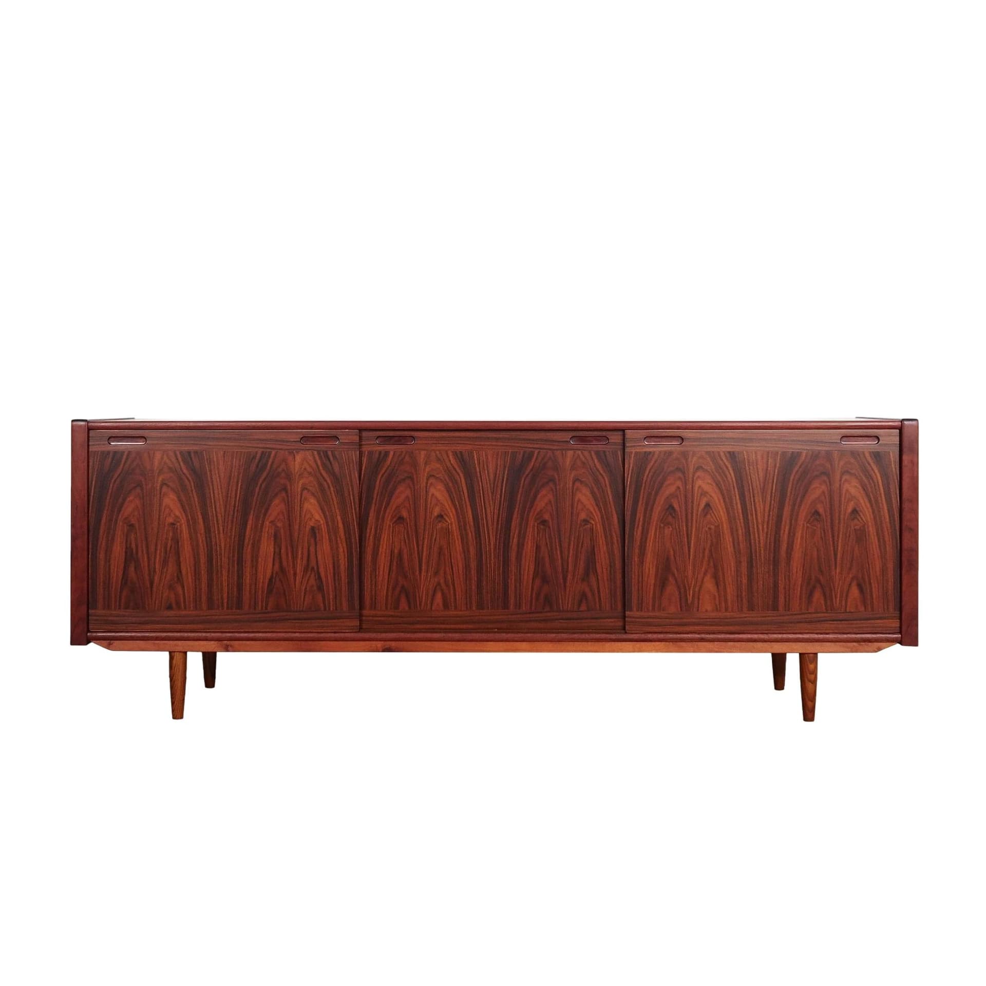 Sideboard, palisander brąz ciemny, Skovby Møbelfabrik, Dania, lata 70.