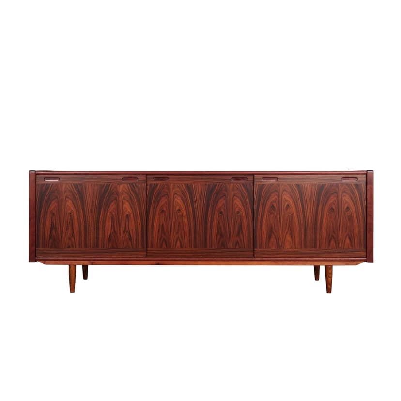 Sideboard, palisander brąz ciemny, Skovby Møbelfabrik, Dania, lata 70.