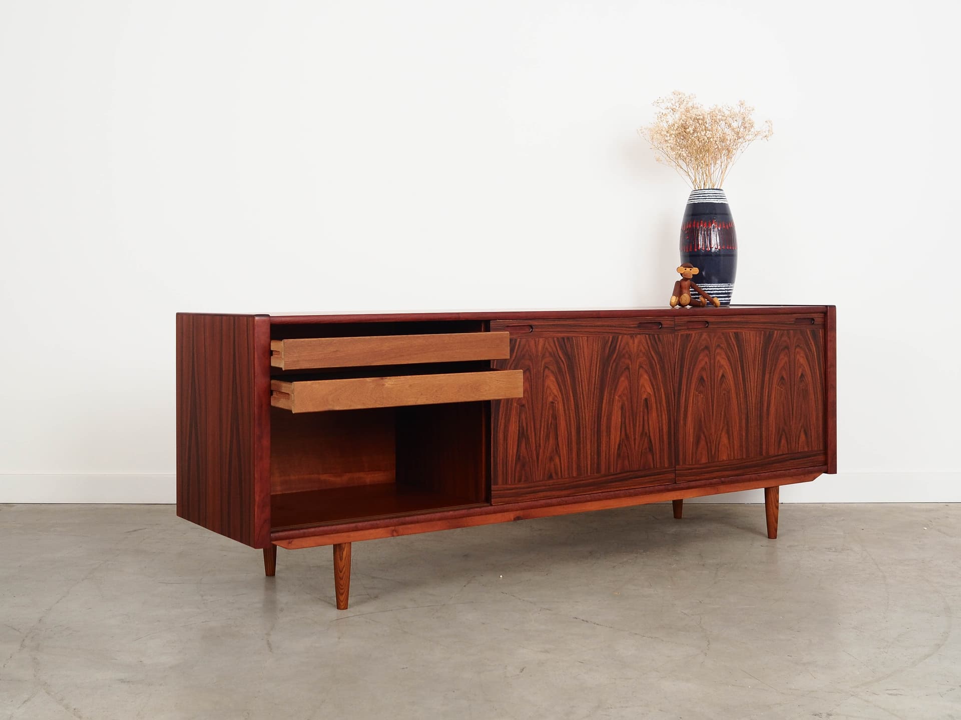 Sideboard, palisander brąz ciemny, Skovby Møbelfabrik, Dania, lata 70. - 192048