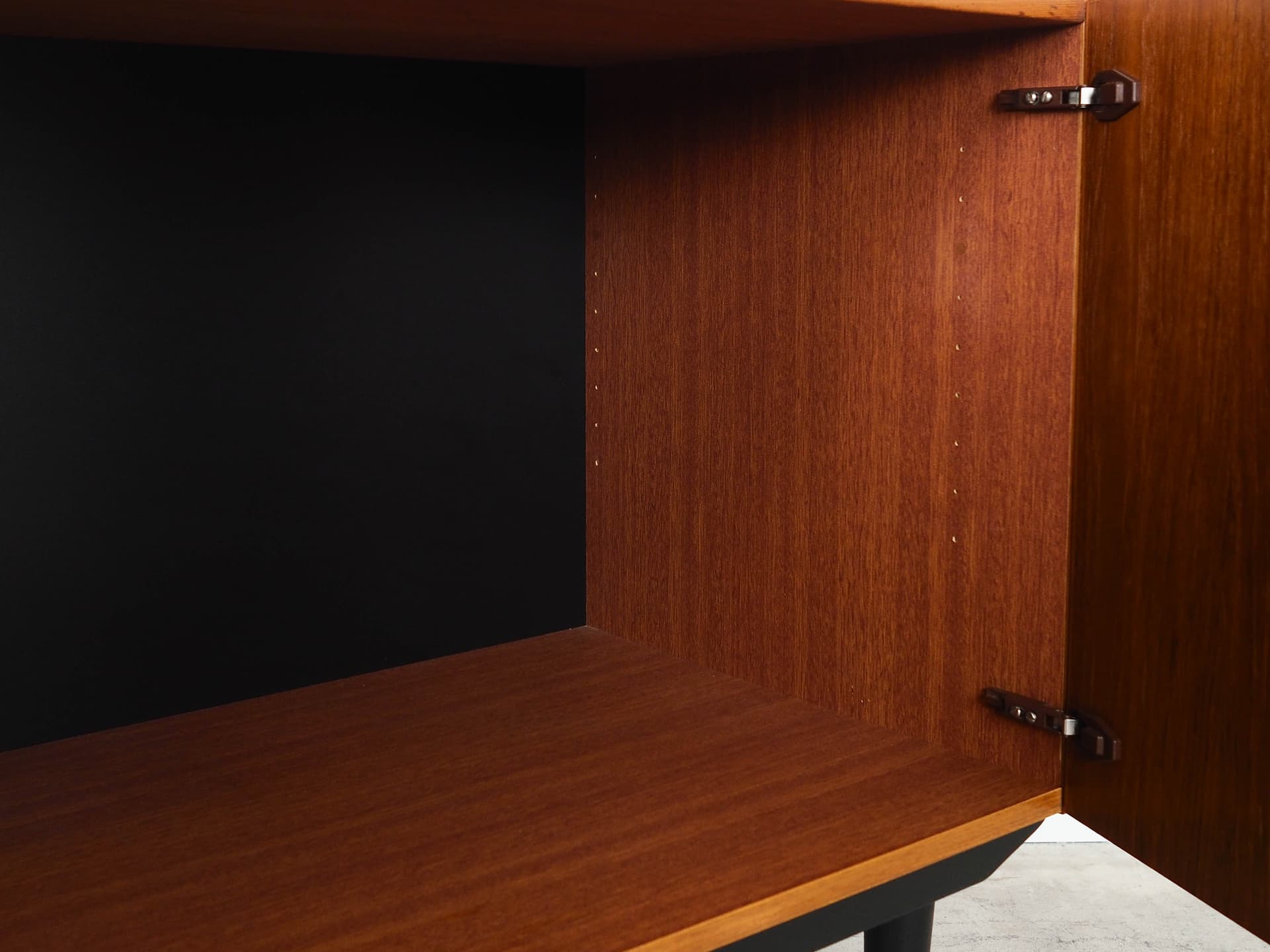 Szafka, teak brązowy jasny, Dania, lata 70. - 192084