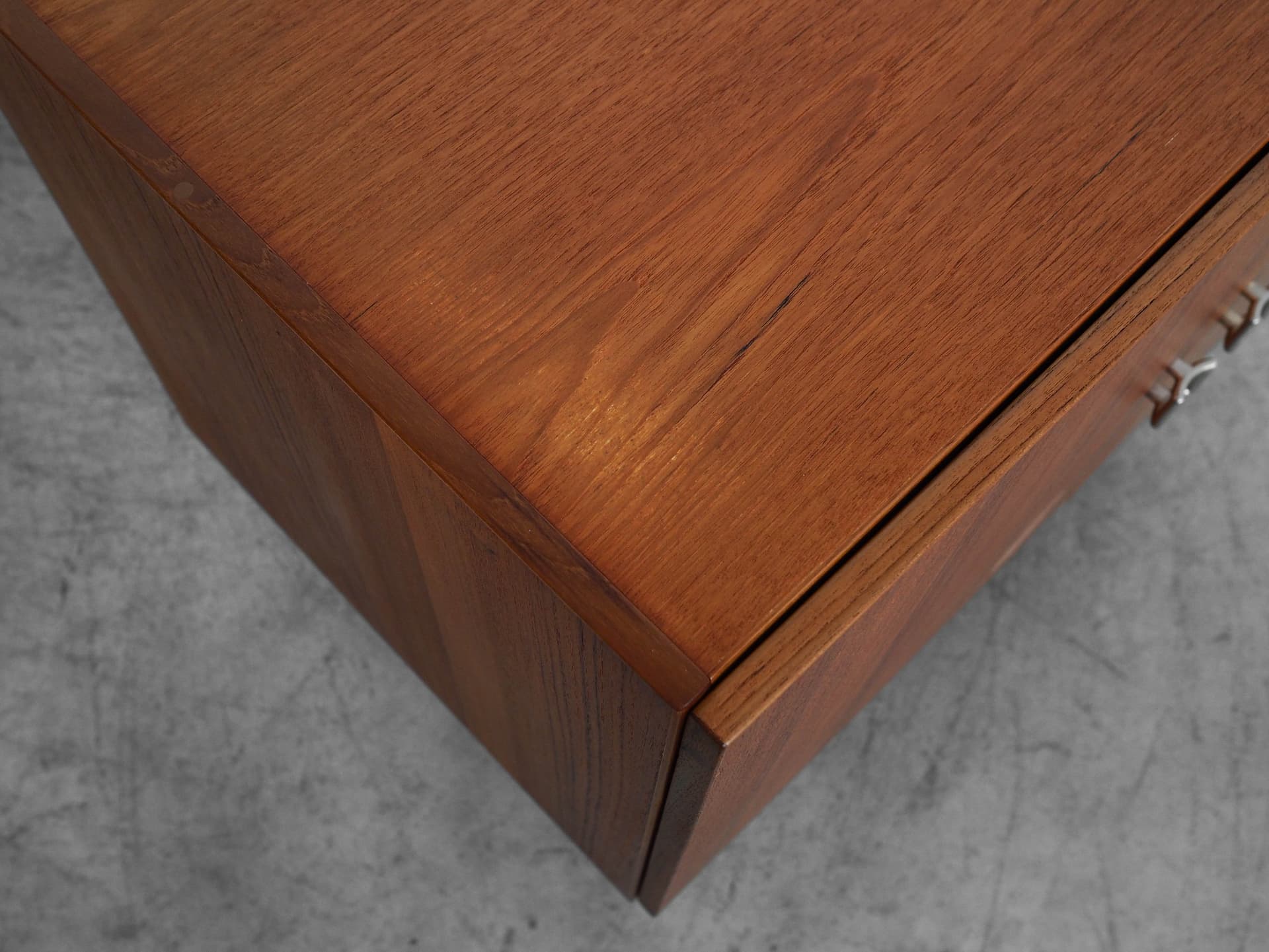 Szafka, teak brązowy jasny, Dania, lata 70. - 192079