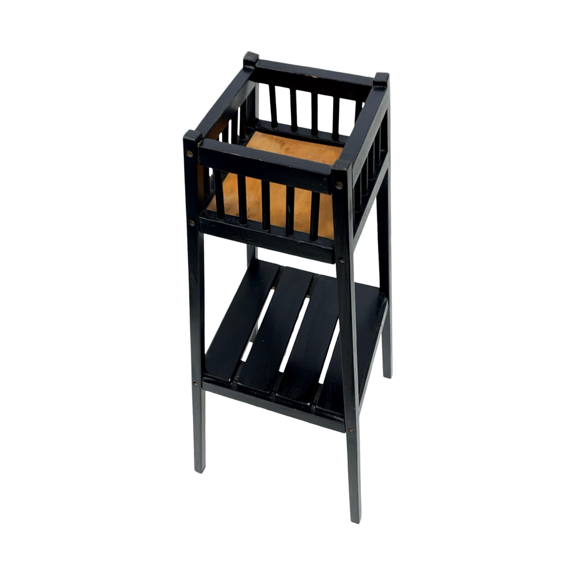 Plant stand, black wood, France, 1960s. - 192159