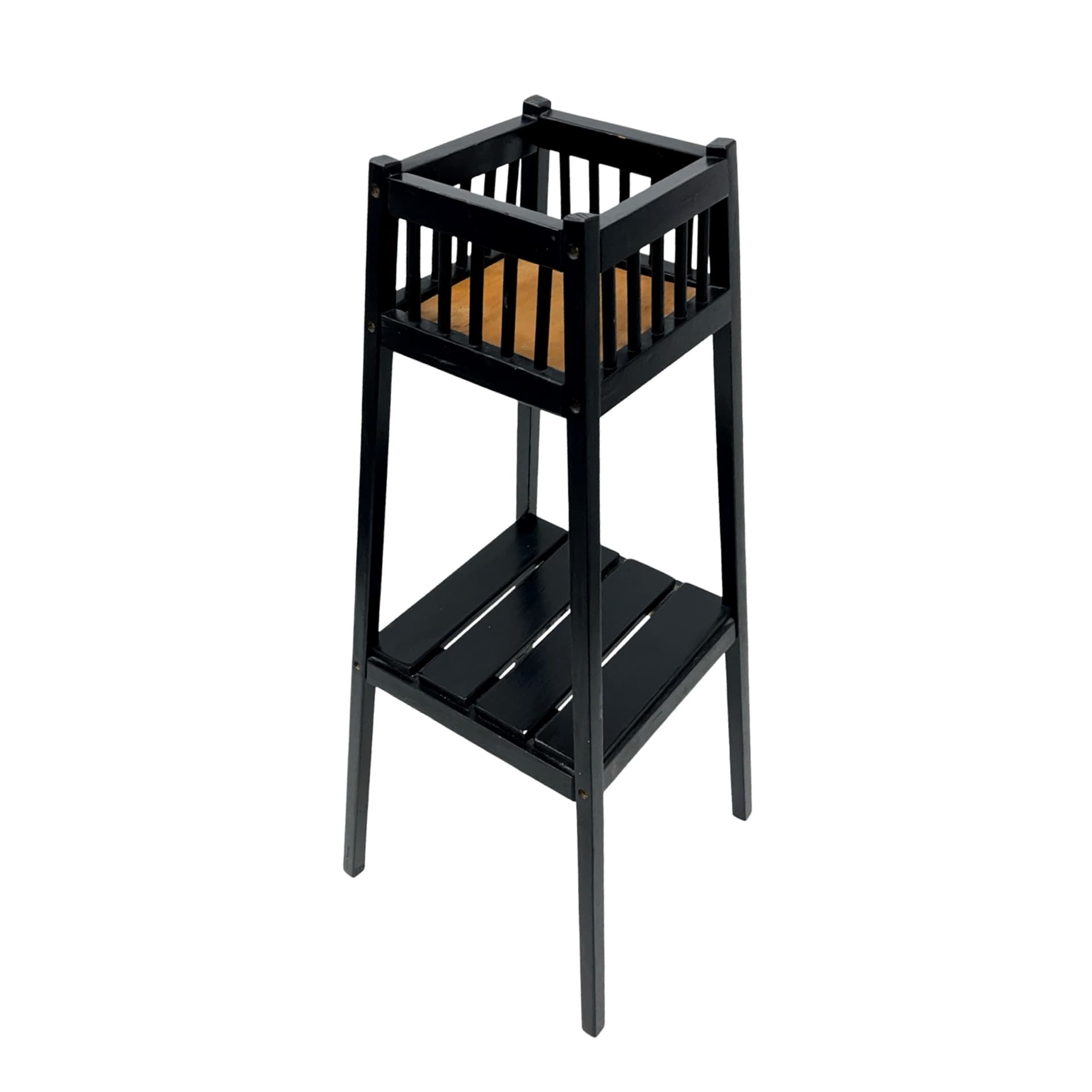 Plant stand, black wood, France, 1960s. - 192150