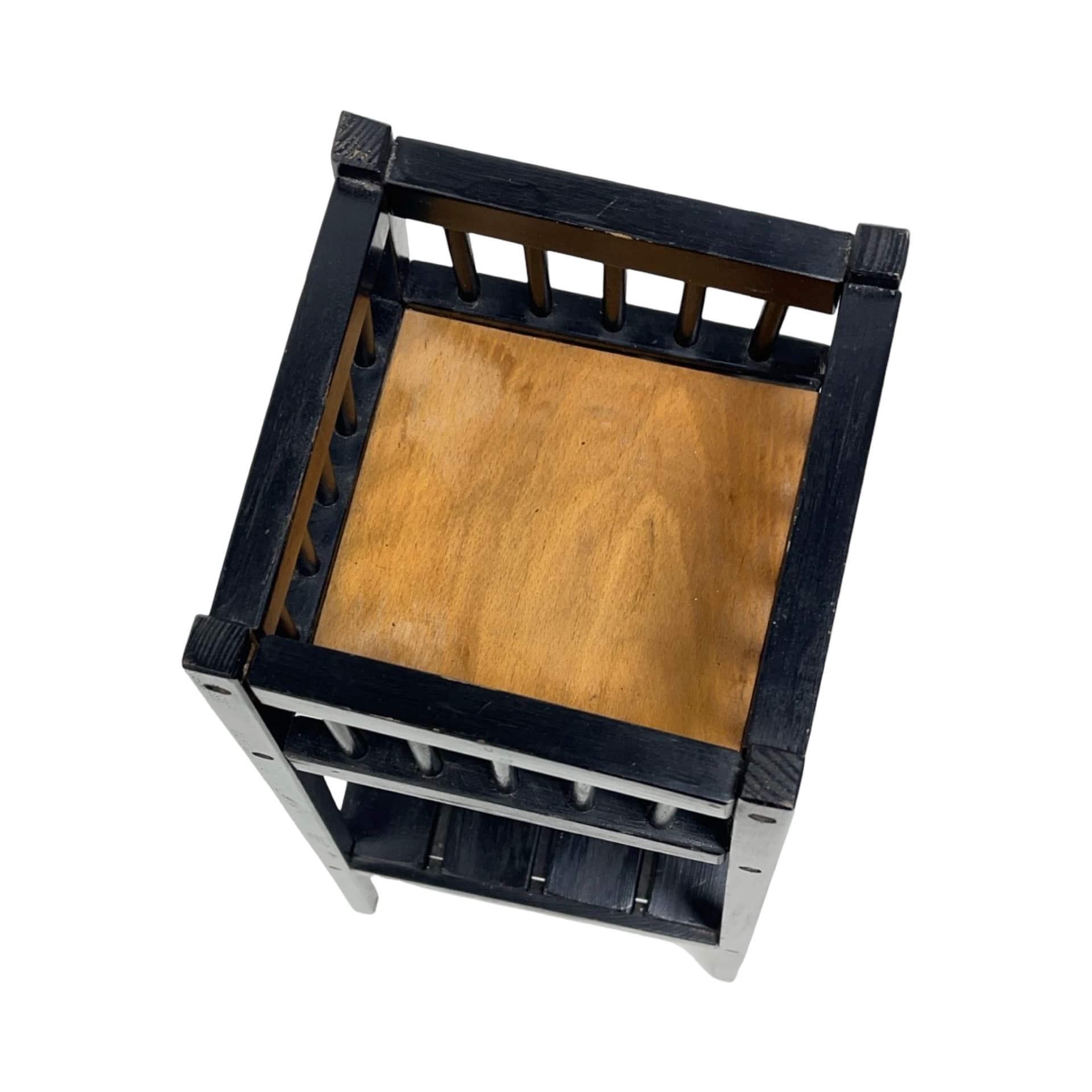 Plant stand, black wood, France, 1960s. - 192160