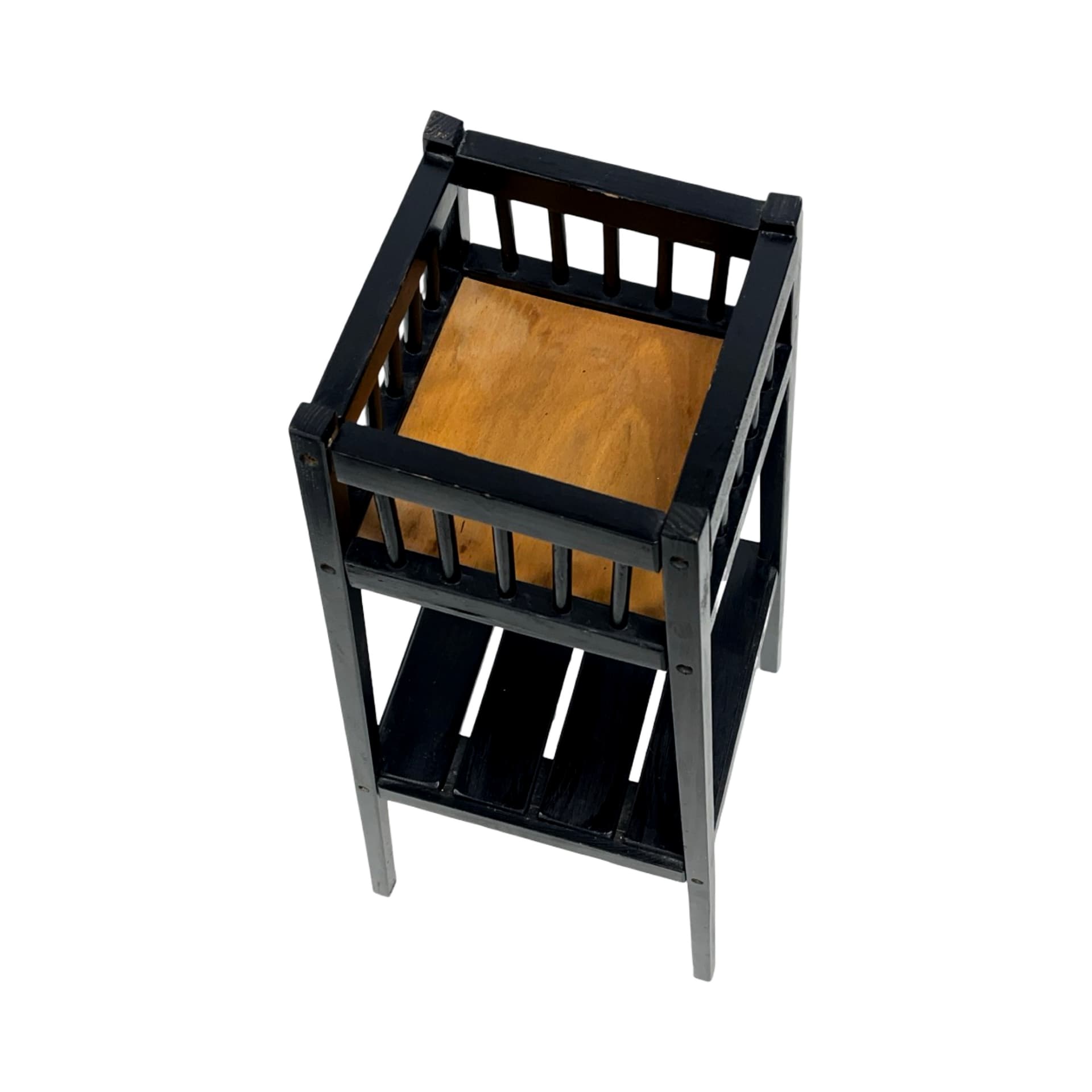 Plant stand, black wood, France, 1960s. - 192161