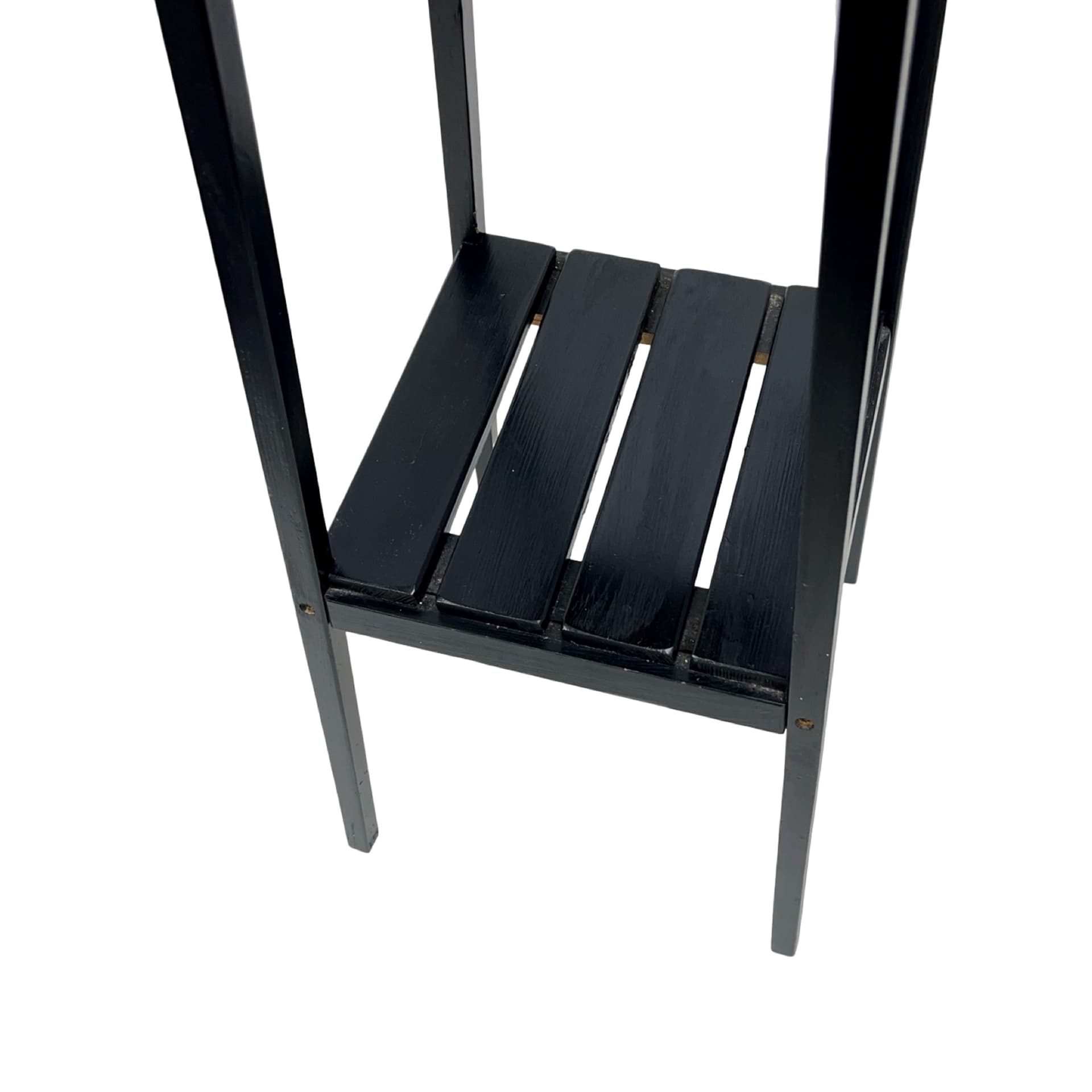 Plant stand, black wood, France, 1960s. - 192154