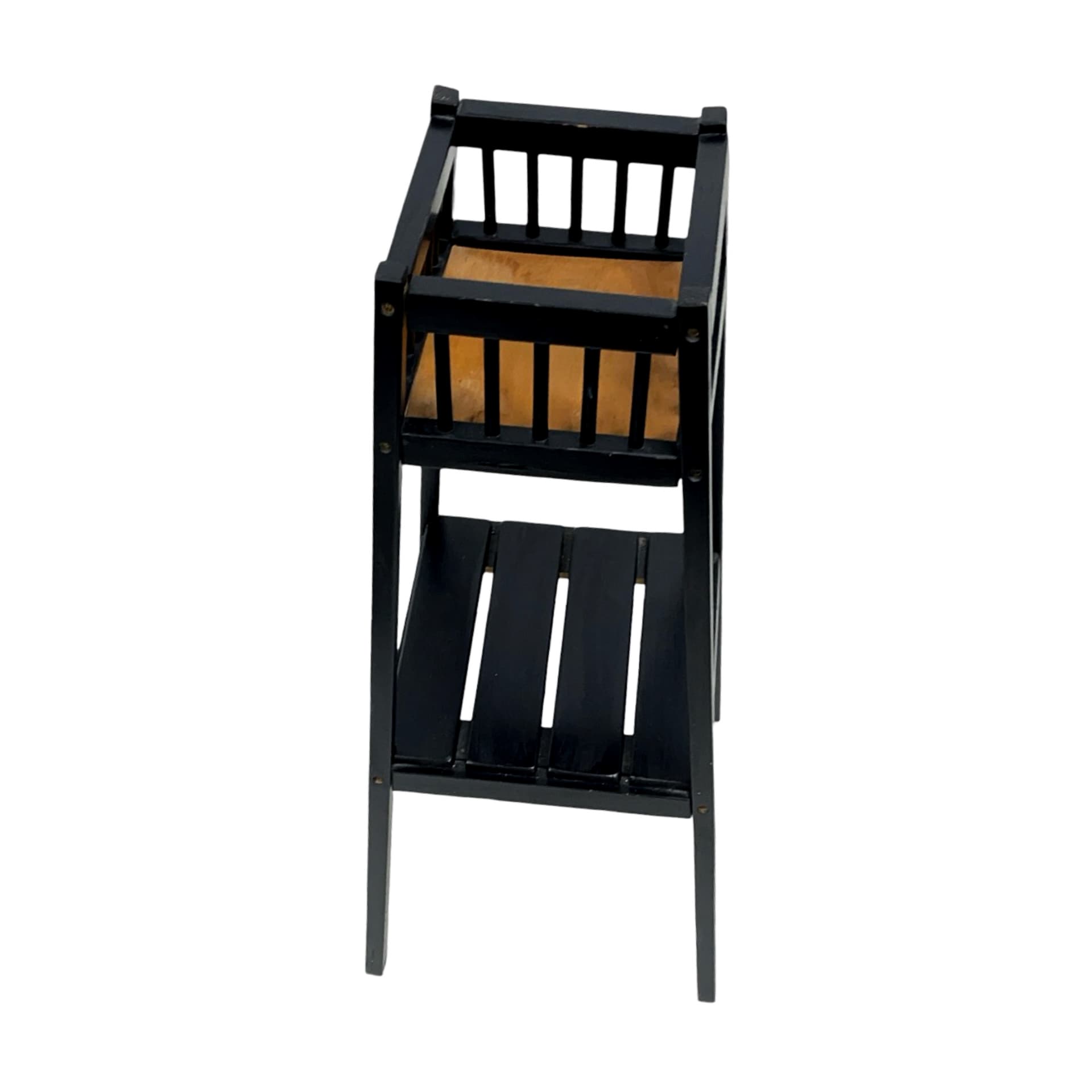 Plant stand, black wood, France, 1960s. - 192162