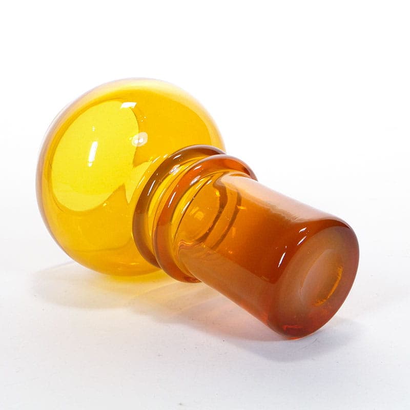 Wazon Izolator, szkło pomarańczowe, proj. K. Krawczyk, Polska, lata 70. - 192193