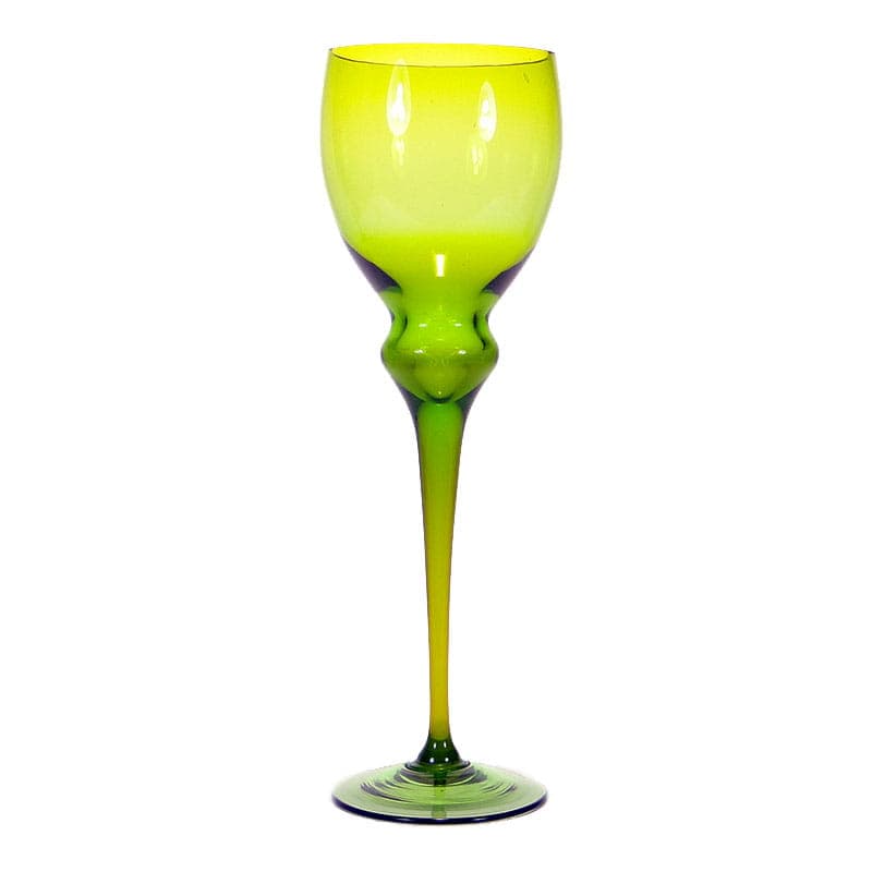 Kielich artystyczny, multikolor szkło, proj. Z. Horbowy, Polska, lata 70. - 192228