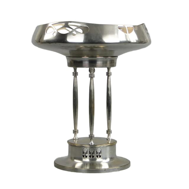 Art Nouveau centerpiece, silver-plated brass, Argentor, Austria, early 20th c. - DIMENSION