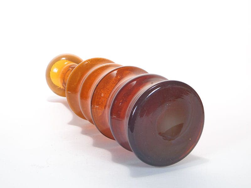 Wazon Żyrafa, multikolor, szkło, proj. K. Krawczyk, Polska, lata 70. - 192239