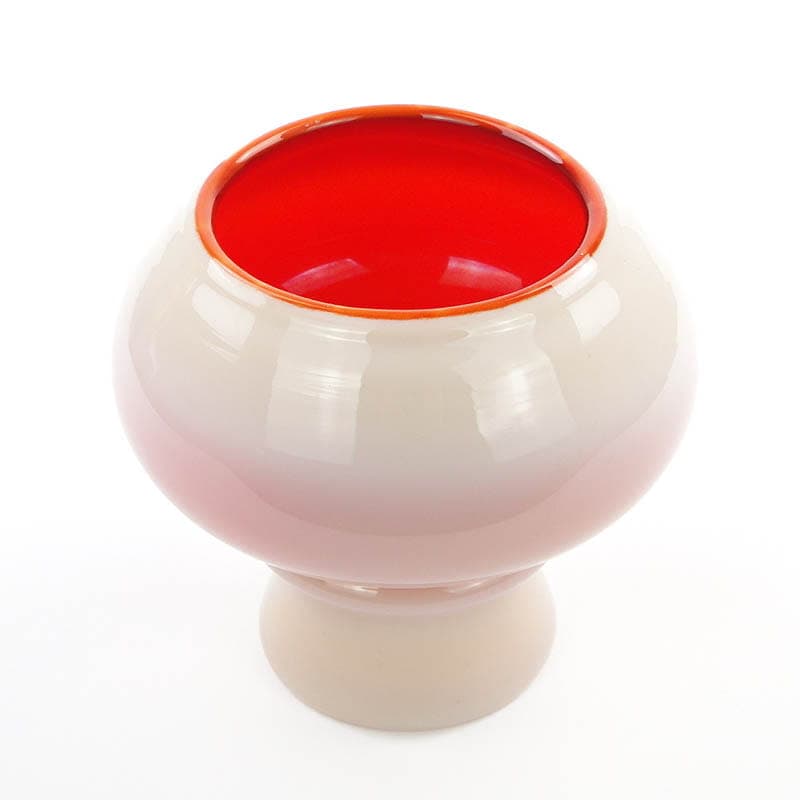 Wazon, szkło białe, proj. Z. Horbowy, Polska, lata 70. - 192251