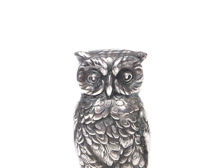 Pieczęć do listów z sową, Francja ok 1910 - 192290