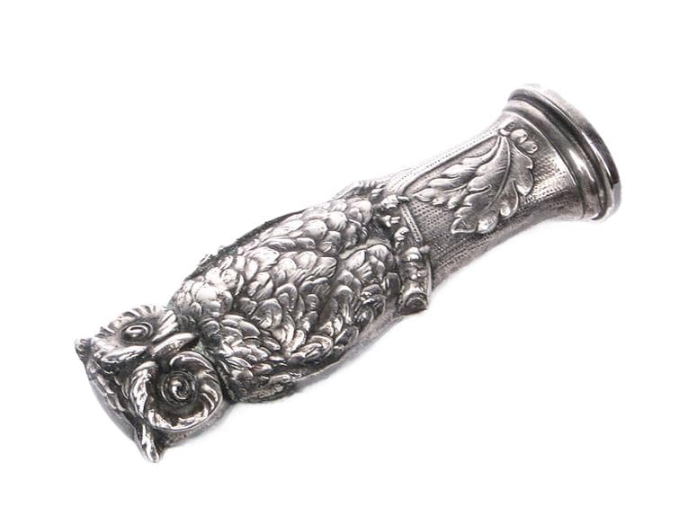 Pieczęć do listów z sową, Francja ok 1910