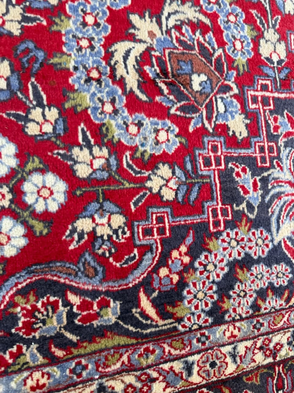 Rug Keshan 400x290 cm, red, wool, Iran - 192375