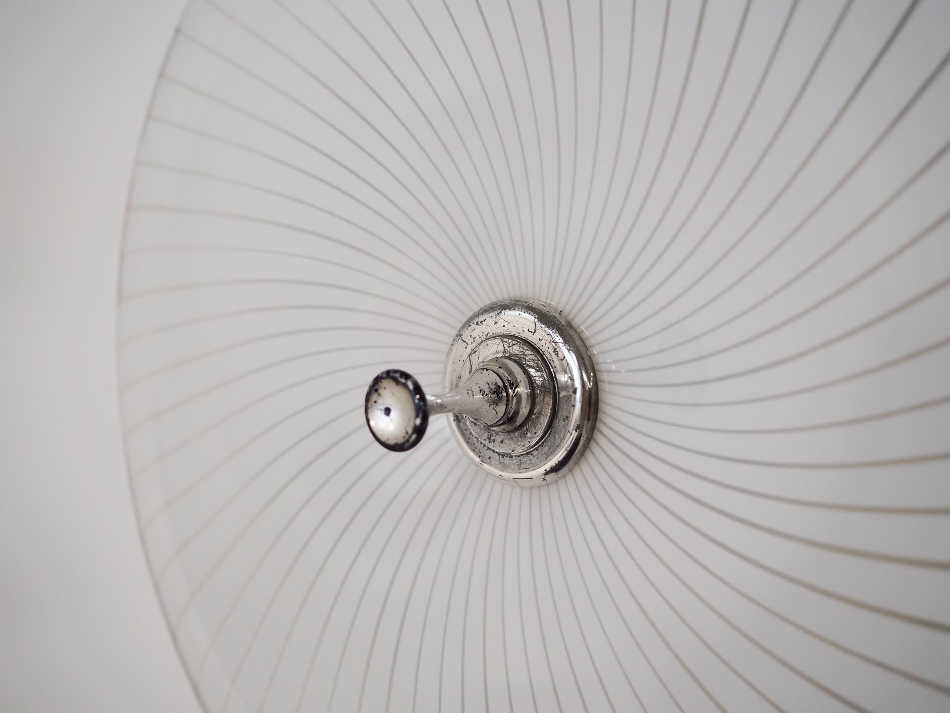 Kinkiet ścienny, biały, plastik, Włochy, lata 70. - 192520