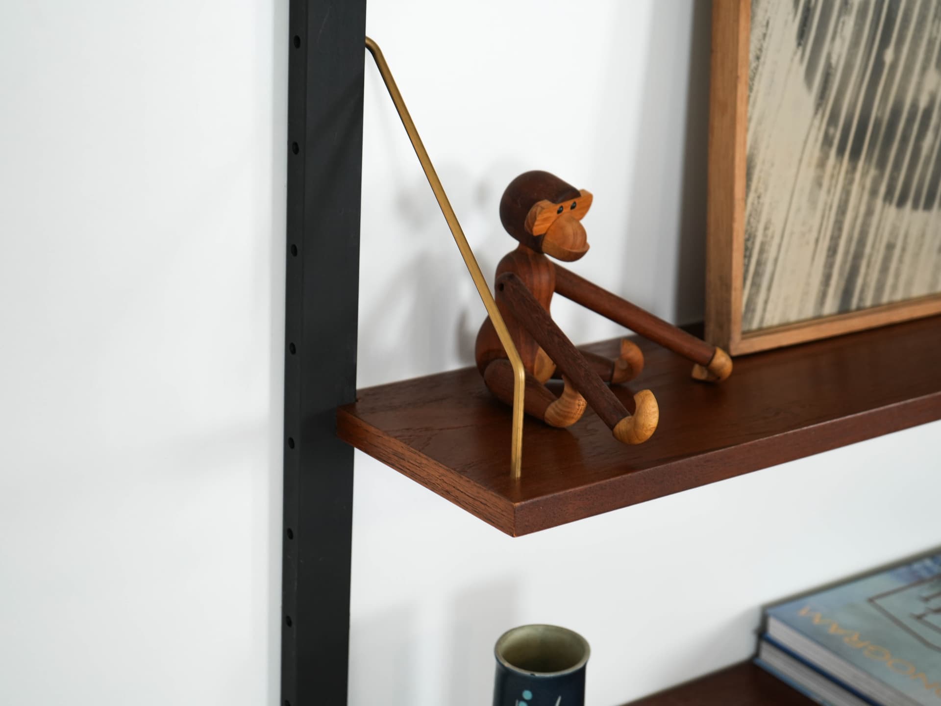 Shelving unit PS System, brown teak, Randers Møbelfabrik, Denmark, 1960s. - 192543