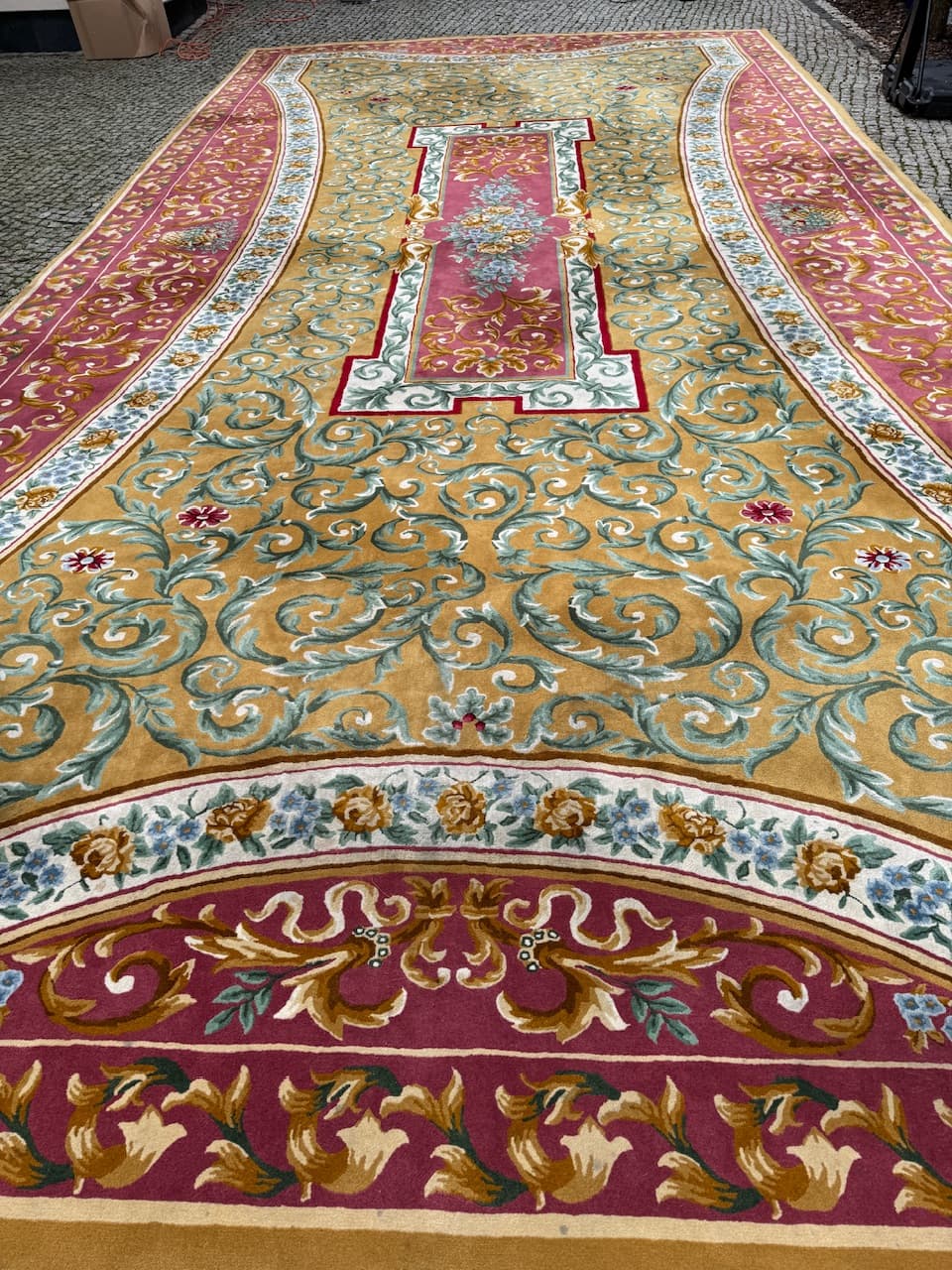 Dywan Aubusson 800x400 cm, multikolor, wełna, Francja, lata 90. - 192588