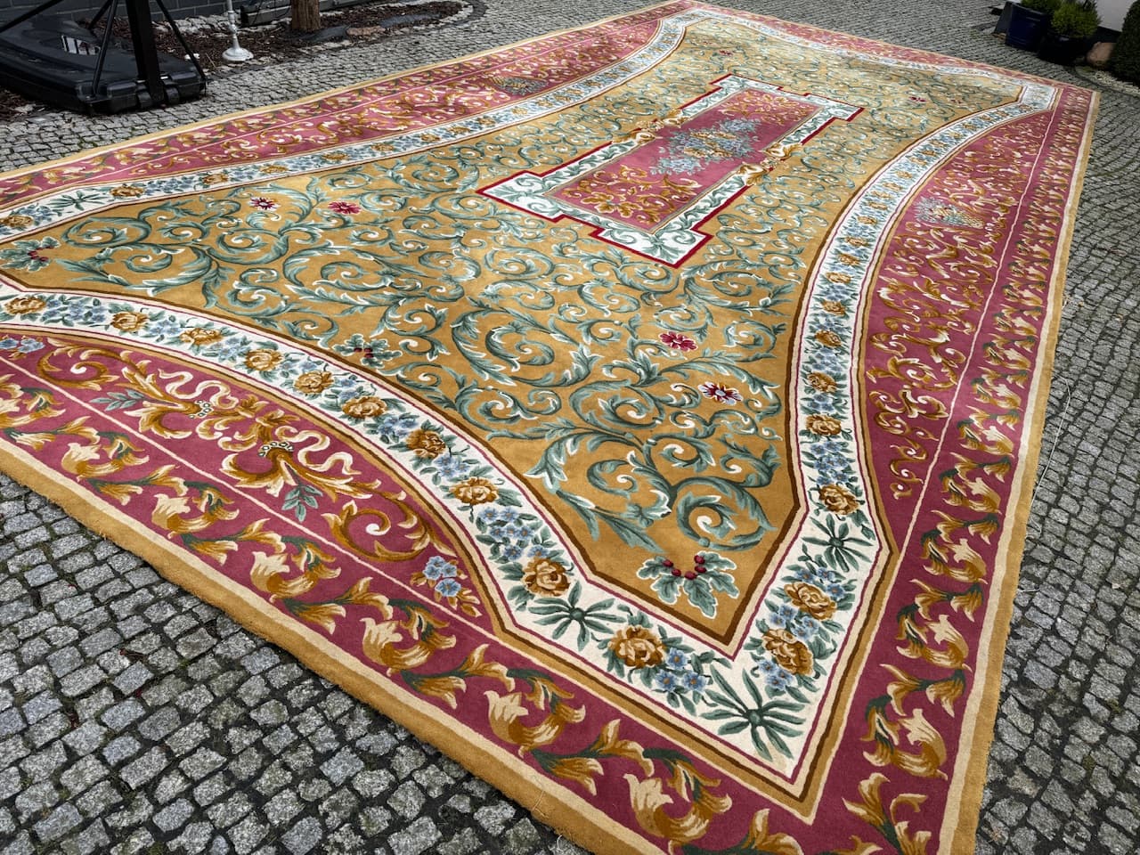 Dywan Aubusson 800x400 cm, multikolor, wełna, Francja, lata 90. - 192587