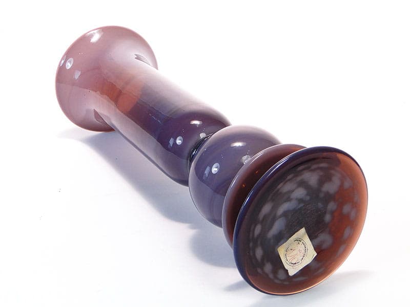 Wazon, szkło fiolet, proj. M. Jakubas, Polska, lata 70. - 192648