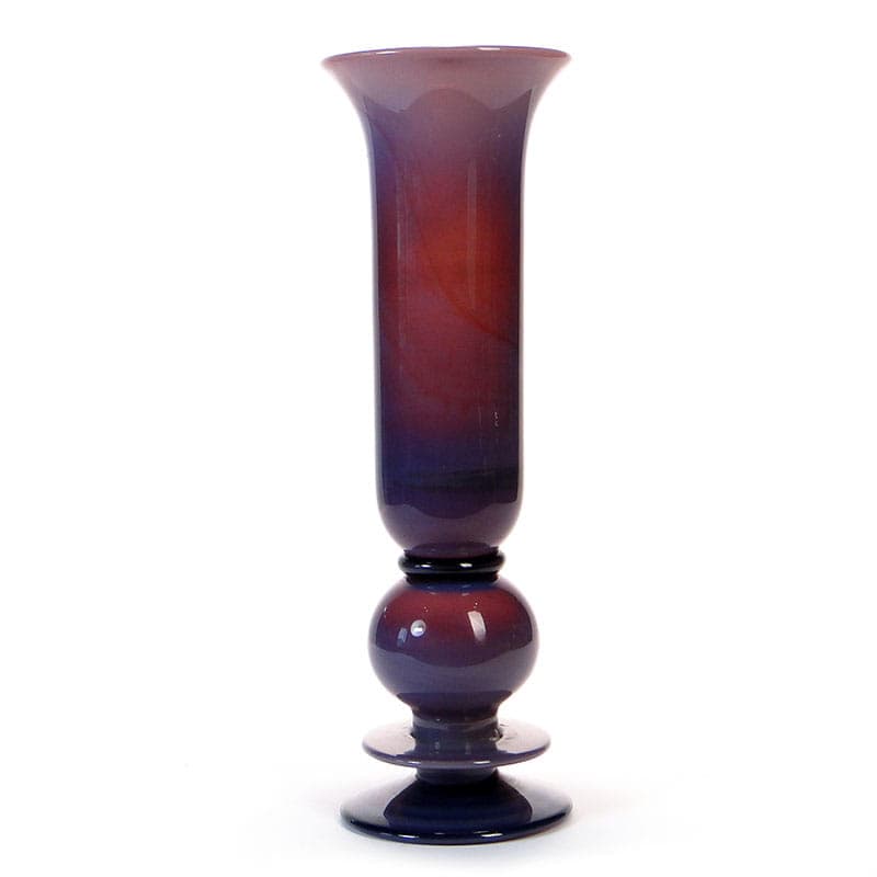 Wazon, szkło fiolet, proj. M. Jakubas, Polska, lata 70. - 192652