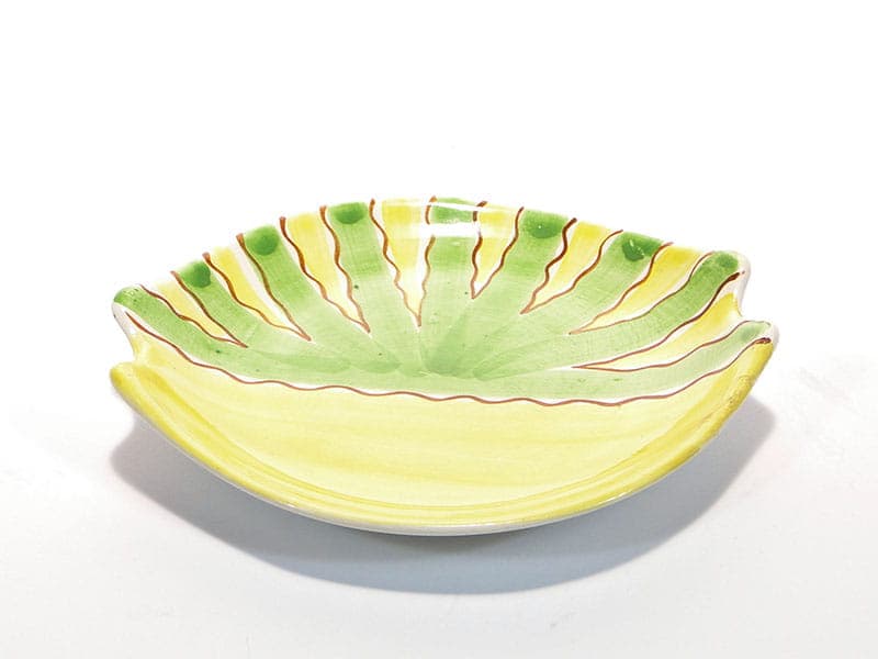 Cake plate, New Look, multicolor, ceramics, by E. Piwek-Białoborska, Włocławek, Poland, 1950s. - 193610