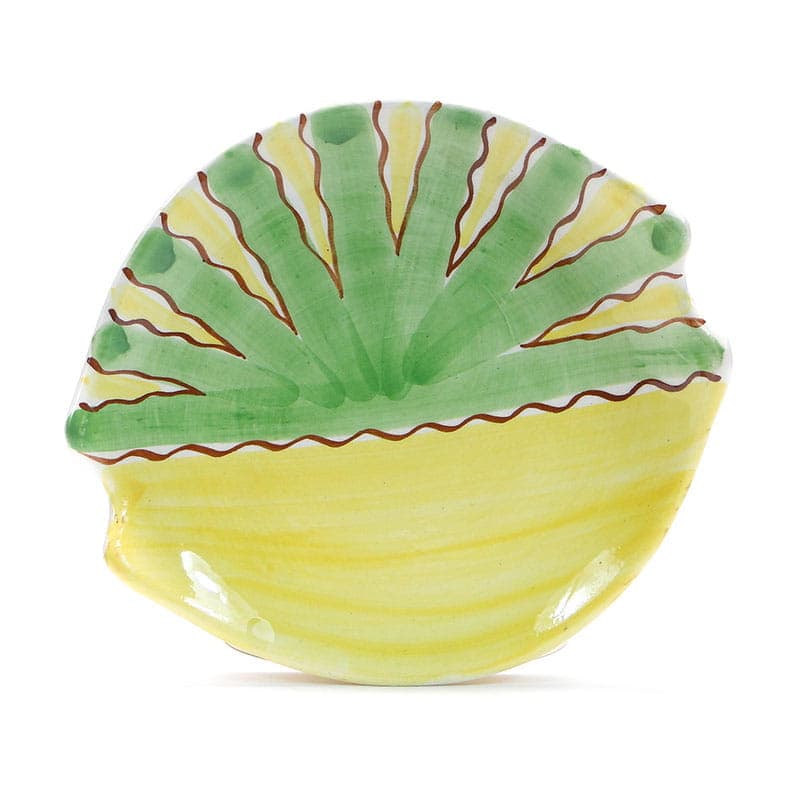 Cake plate, New Look, multicolor, ceramics, by E. Piwek-Białoborska, Włocławek, Poland, 1950s. - 193609