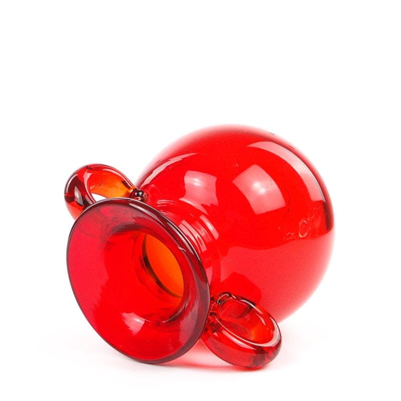 Wazon, szkło czerwone, proj. J. Słuczan-Orkusz, Polska, lata 70. - 193683