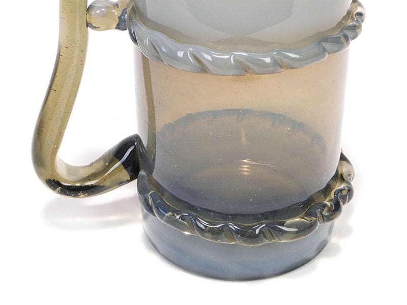 Wazon Kufel, szkło multicolor, proj. J. Słuczan-Orkusz, Polska, lata 70. - 193879