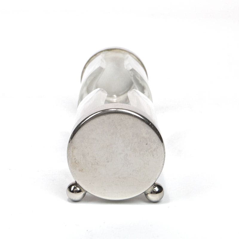 Pojemnik na wykałaczki secesyjny, transparentny, szkło kryształowe, Niemcy, lata 90. XIX w. - 194008