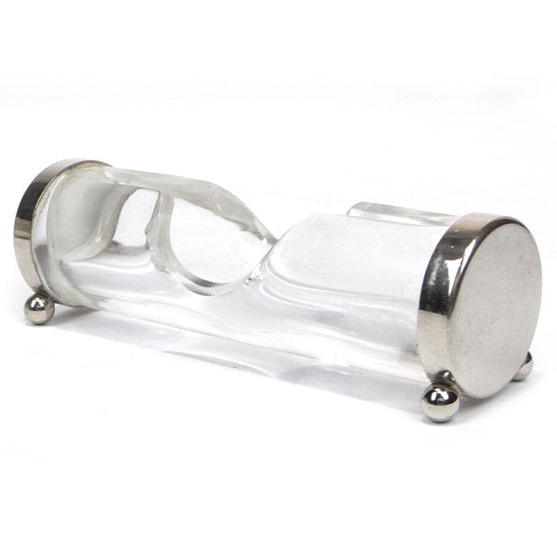 Pojemnik na wykałaczki secesyjny, transparentny, szkło kryształowe, Niemcy, lata 90. XIX w. - 194007