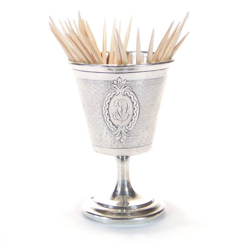Kieliszek neoklasycystyczny, srebro, Francja, XIX wiek - 194172