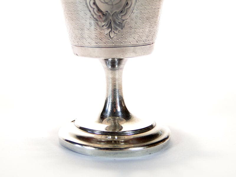 Kieliszek neoklasycystyczny, srebro, Francja, XIX wiek - 194165