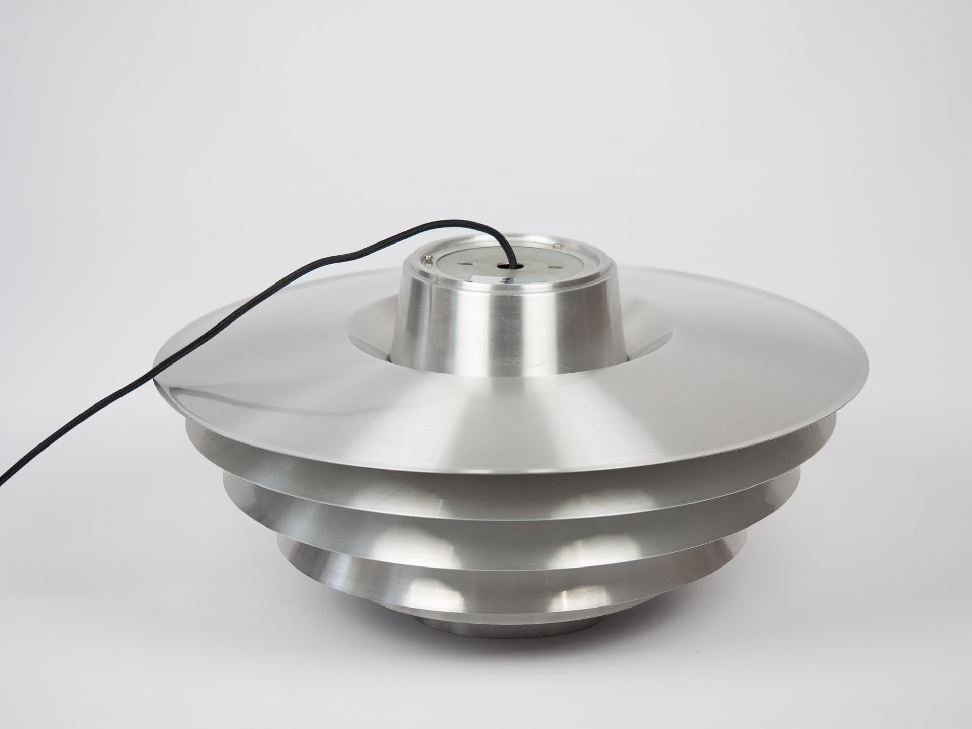 Pendant Lamp Verona, silver aluminum, by S. Middelboe, Lyfa, Denmark, 1960s. - 194431