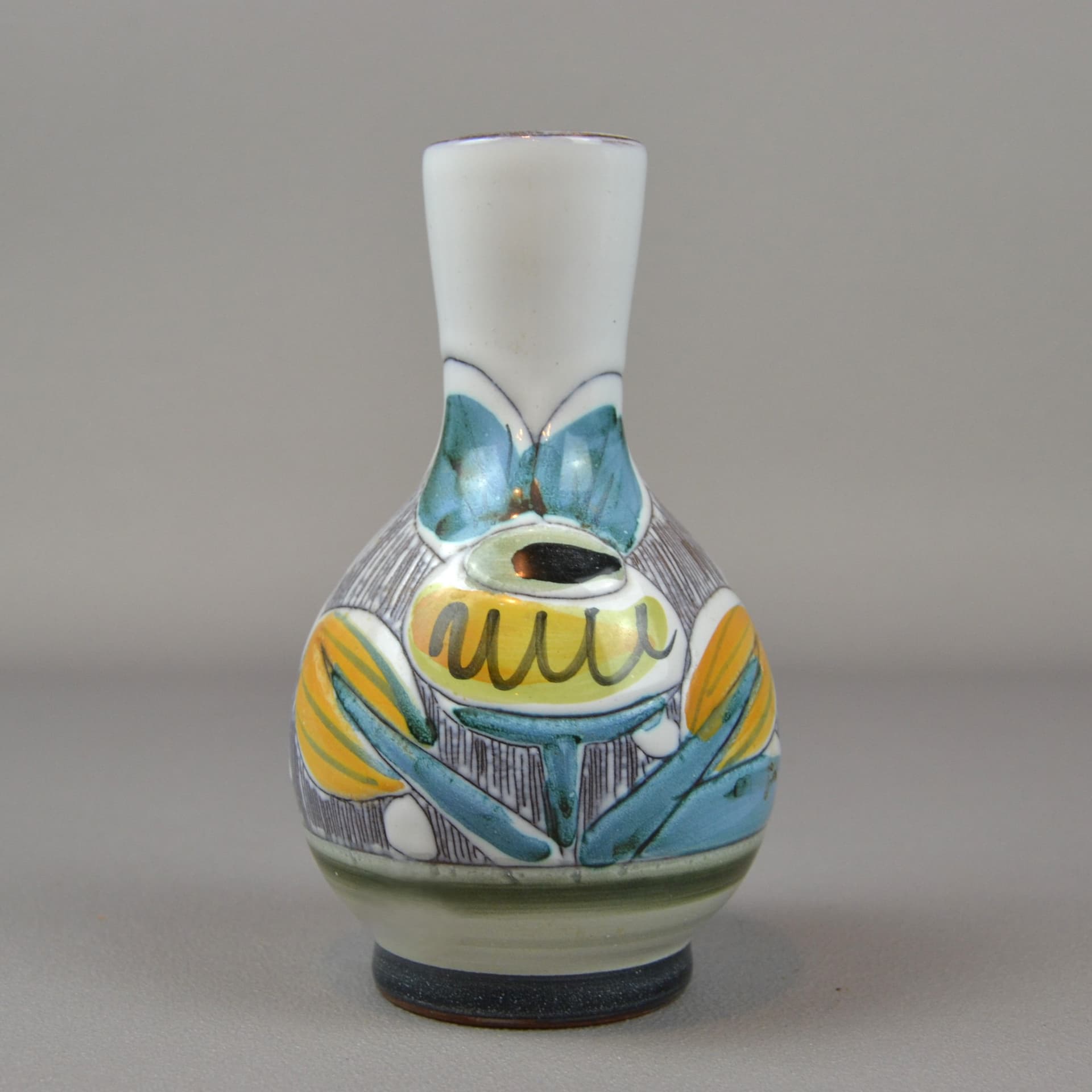 Wazon, multikolor, ceramika, Szwecja, lata 70. - 194554