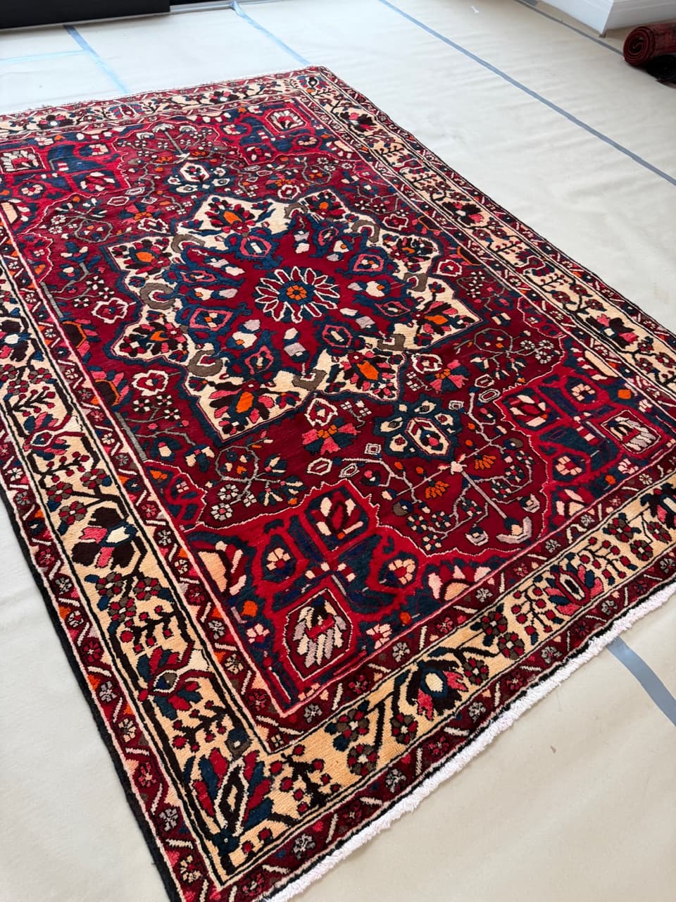 Nowy Dywan Perski Wełniany Iran Hamadan / Bahtiari 300x215 - 194620