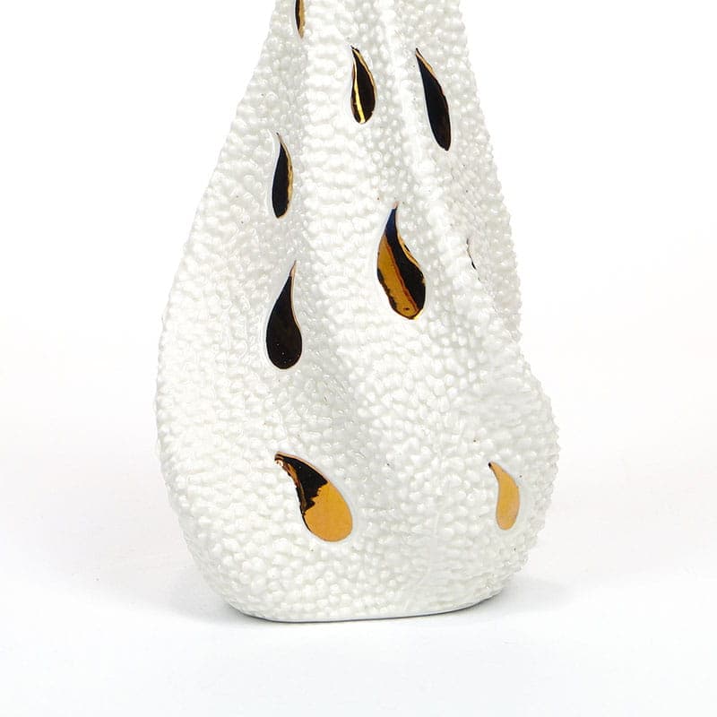 Wazon Kropla, porcelana biała, Steatyt Katowice, Polska, lata 60. - 194654