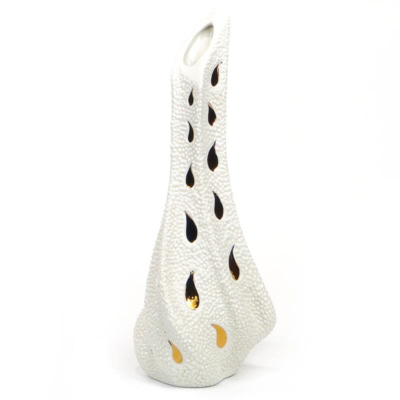 Wazon Kropla, porcelana biała, Steatyt Katowice, Polska, lata 60. - 194647