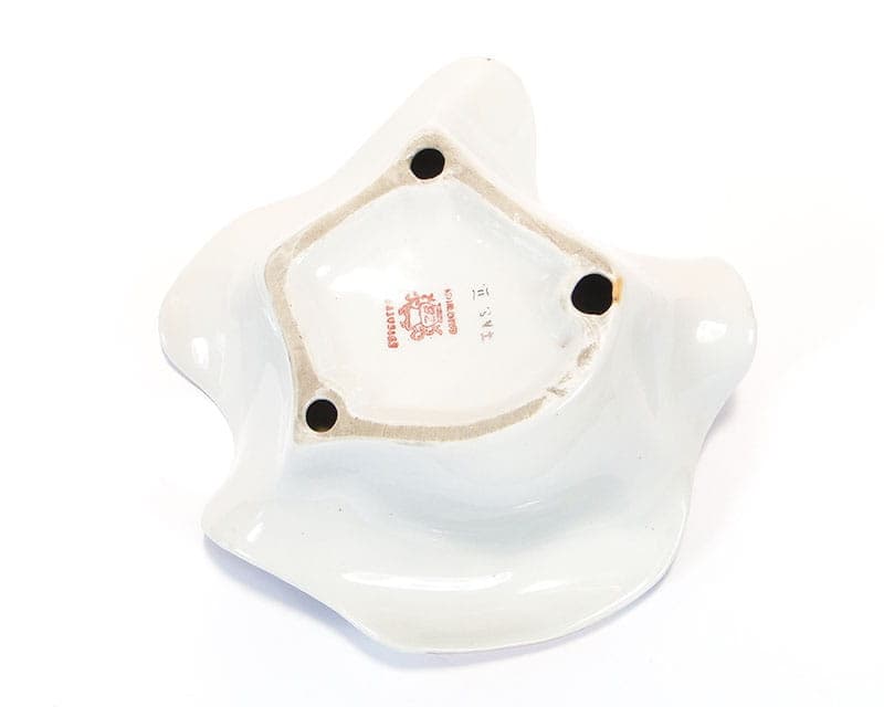 Bowl, red ceramics, by A. Chmiel, Poland, 1960s. - 194694