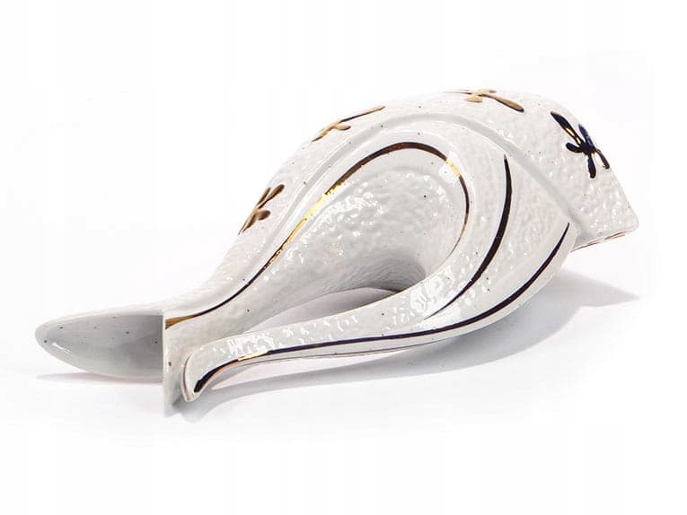 Dzbanek Kogucik Pop Art, biały, porcelana, Steatyt, Polska, lata 60. - 194715