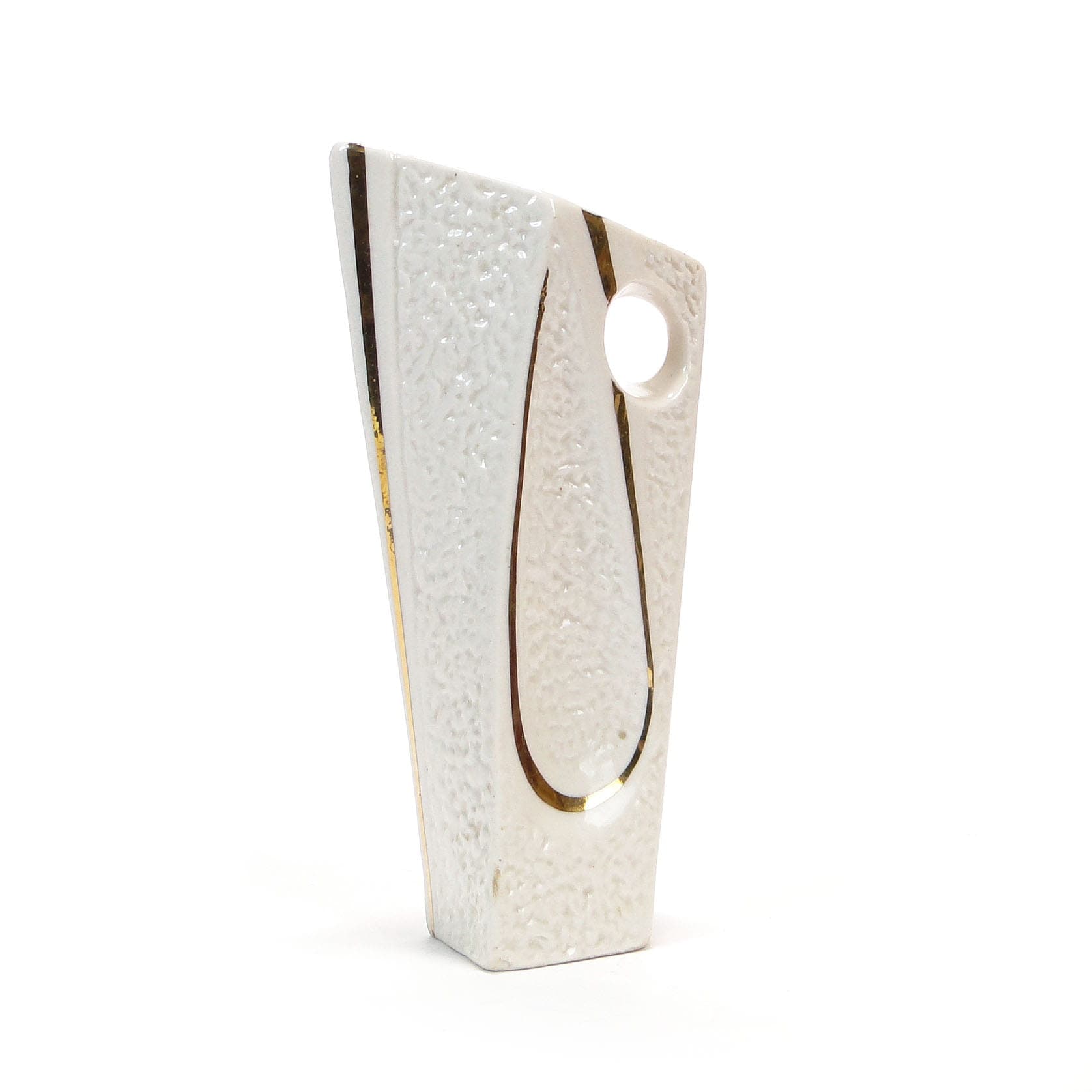 Wazon, ivory white porcelana, Polska, lata 60. - 194748