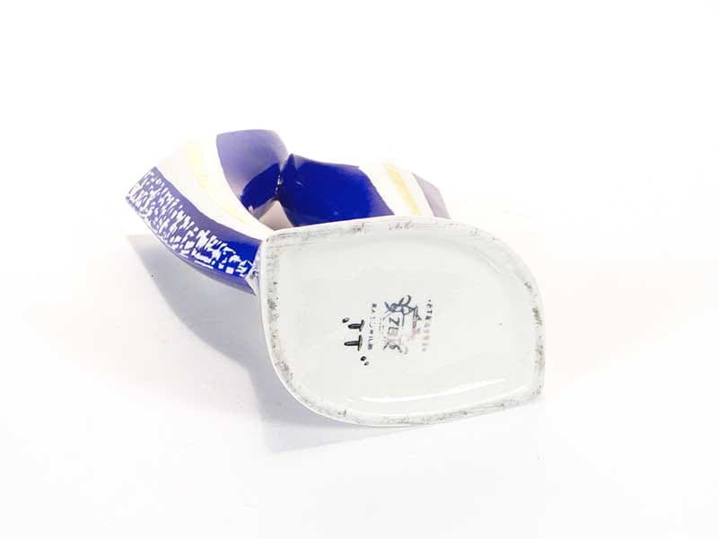 Wazon, porcelana niebieski, Polska, lata 60. - 194813