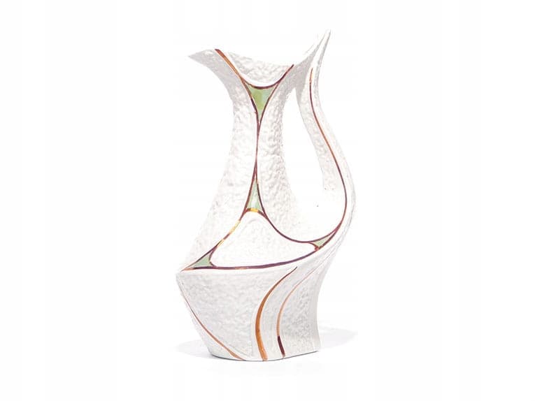 Wazon, ivory white porcelana, Steatyt, Polska, lata 60. - 194825