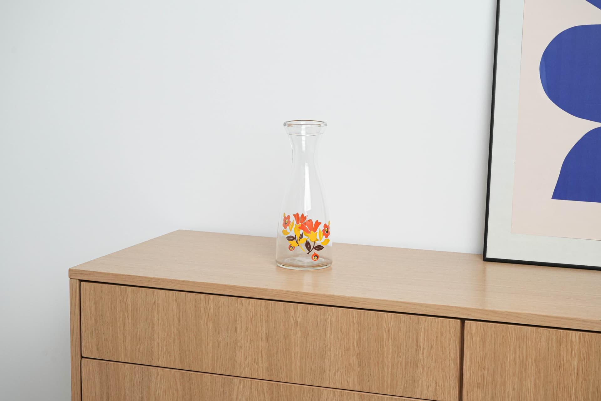 Karafka, multikolor, szkło, Włochy, lata 70. - 194854